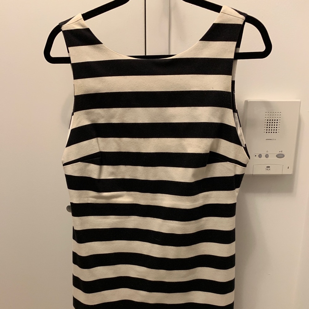 Alice & Olivia Mini black & white striped dress